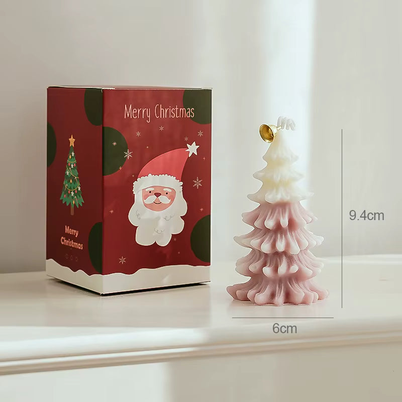 Christmas Tree Shaped Candles
