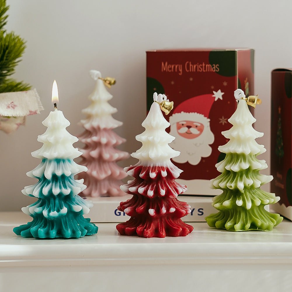 Christmas Tree Shaped Candles - Fuze Snow