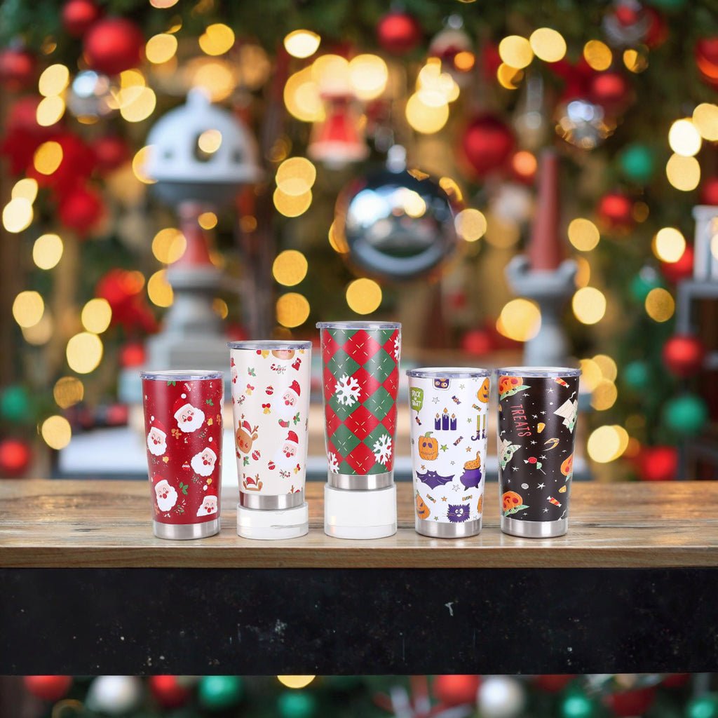 Christmas Tumbler Car Cup Beer Cup - Fuze Snow