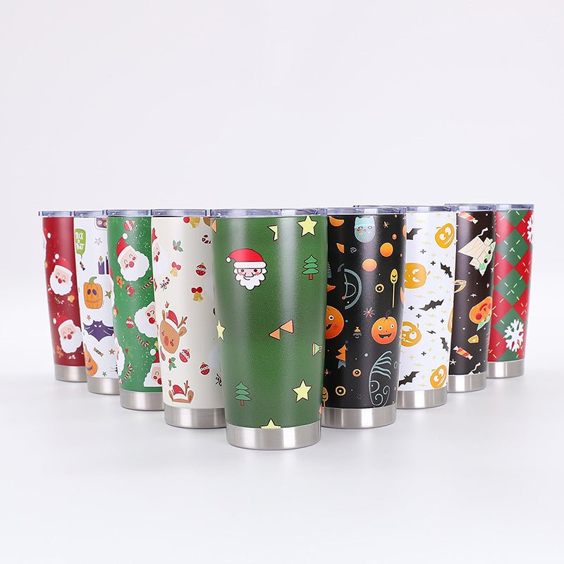 Christmas Tumbler Car Cup Beer Cup - Fuze Snow